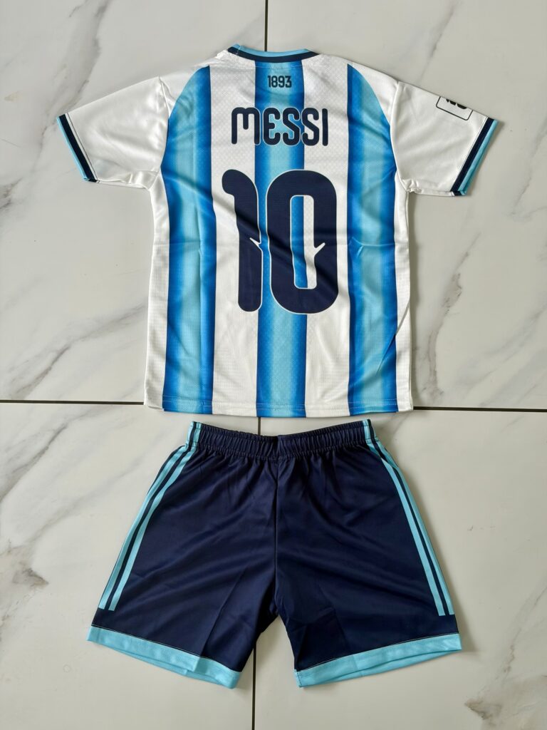 KIDS JERSEY - MESSI ARGENTINA PREMIUM FABRIC