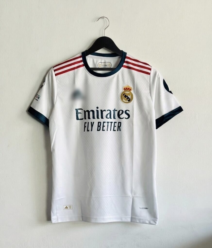 REAL MADRID HOME KIT 26/27 PREMIUM EMBROIDERY ROUND NECK