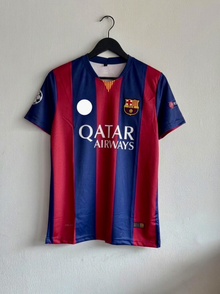 BARCELONA 2014-15 HOME MASTER QUALITY PREMIUM EMBROIDERY ORIGINAL